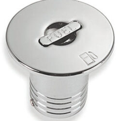 Tappo ottone cromato a filo Fuel 50 mm